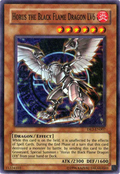 Horus the Black Flame Dragon LV6 [DR3-EN007] Super Rare | GnG Games