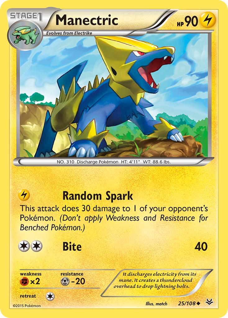 Manectric (25/108) [XY: Roaring Skies] | GnG Games