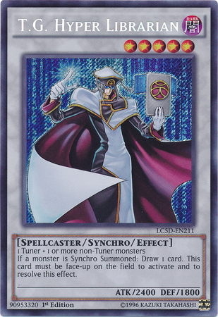 T.G. Hyper Librarian [LC5D-EN211] Secret Rare | GnG Games