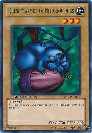 Obese Marmot of Nefariousness [WCPP-EN003] Rare | GnG Games