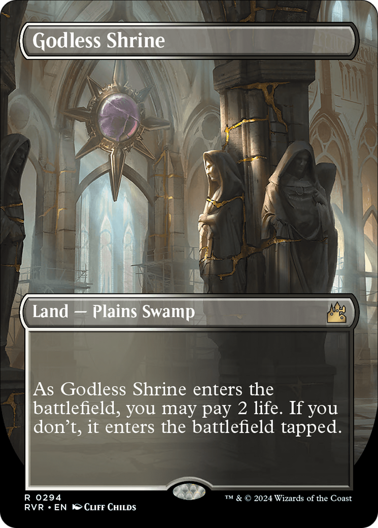 Godless Shrine (Borderless) [Ravnica Remastered] | GnG Games