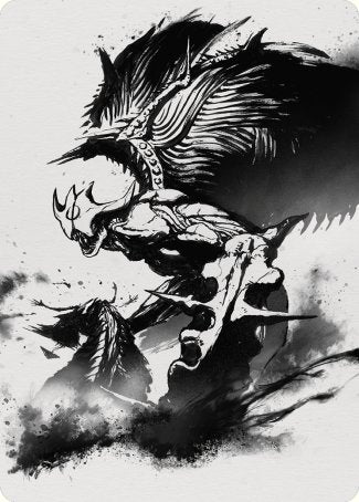 Phyrexian Vindicator 2 Art Card [Phyrexia: All Will Be One Art Series] | GnG Games