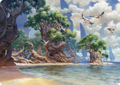 Yavimaya Coast Art Card [Dominaria United Art Series] | GnG Games