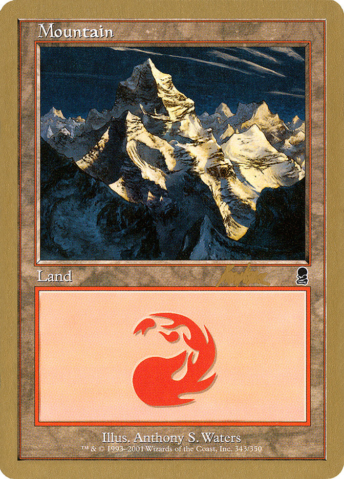 Mountain (bk343) (Brian Kibler) [World Championship Decks 2002] | GnG Games