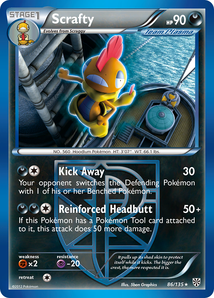 Scrafty (86/135) [Black & White: Plasma Storm] | GnG Games