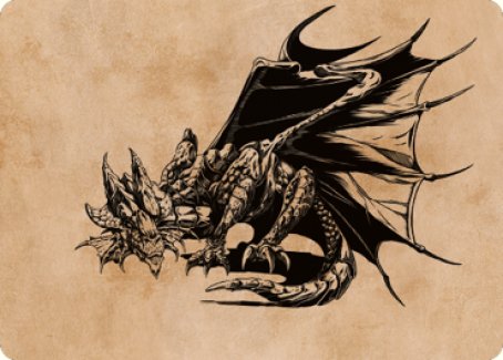 Ancient Copper Dragon Art Card (52) [Commander Legends: Battle for Baldur's Gate Art Series] | GnG Games