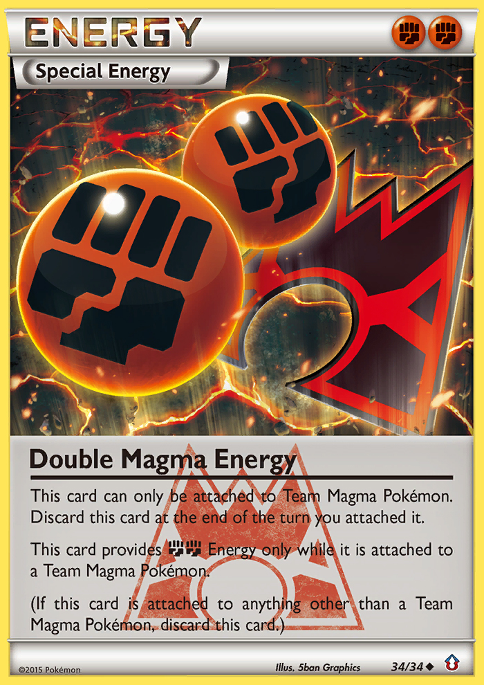 Double Magma Energy (34/34) [XY: Double Crisis] | GnG Games