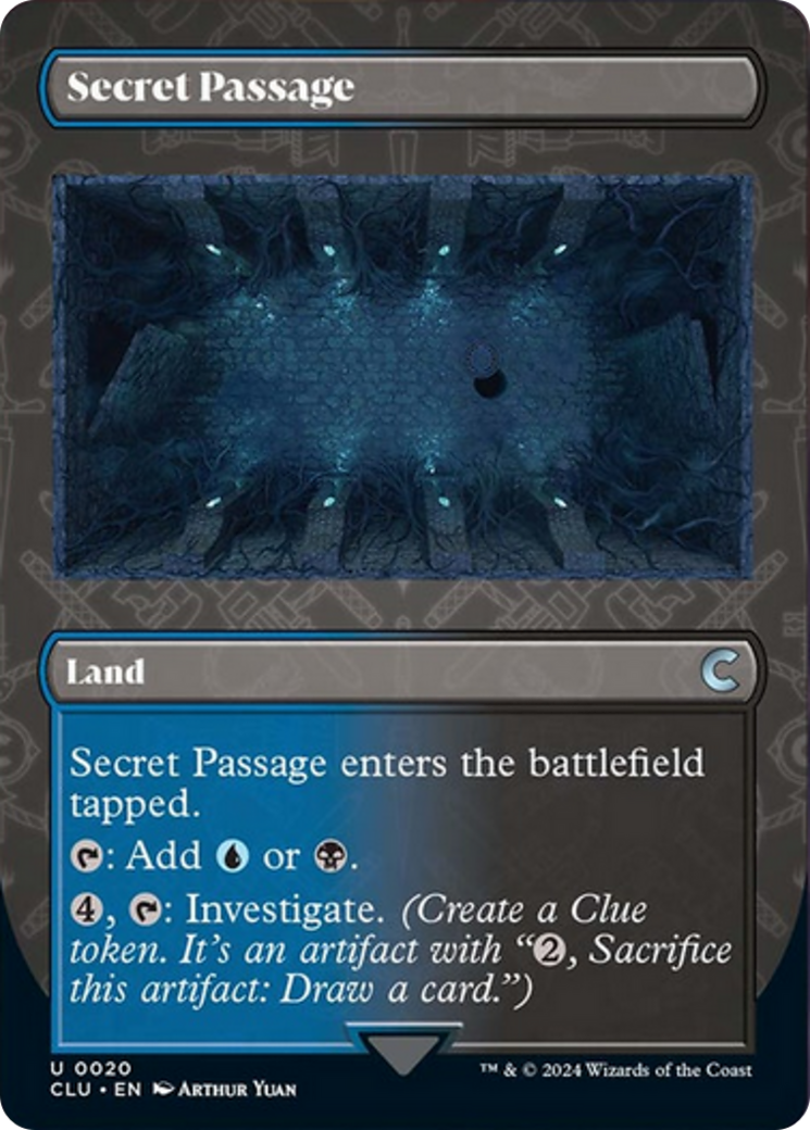 Secret Passage (Borderless) [Ravnica: Clue Edition] | GnG Games