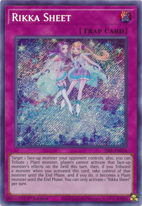 Rikka Sheet [SESL-EN026] Secret Rare | GnG Games