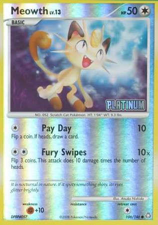 Meowth (106/146) [Burger King Promos: 2009 Collection] | GnG Games