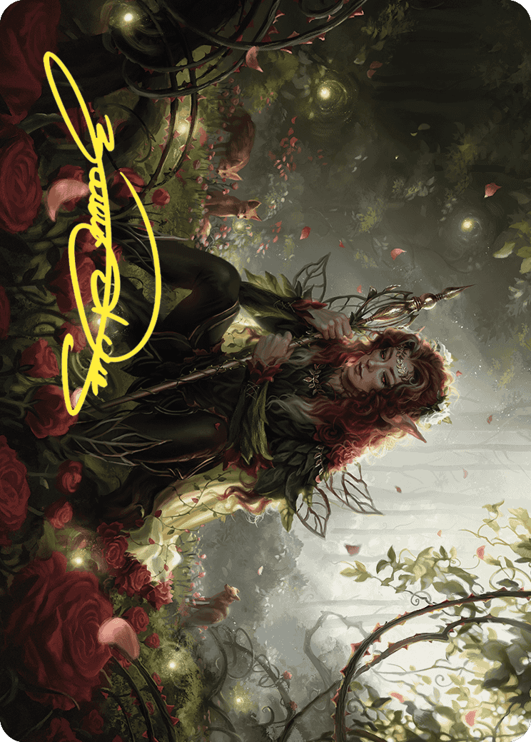 Yenna, Redtooth Regent Art Card (Gold-Stamped Signature) [Wilds of Eldraine Art Series] | GnG Games