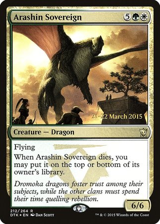 Arashin Sovereign [Dragons of Tarkir Promos] | GnG Games