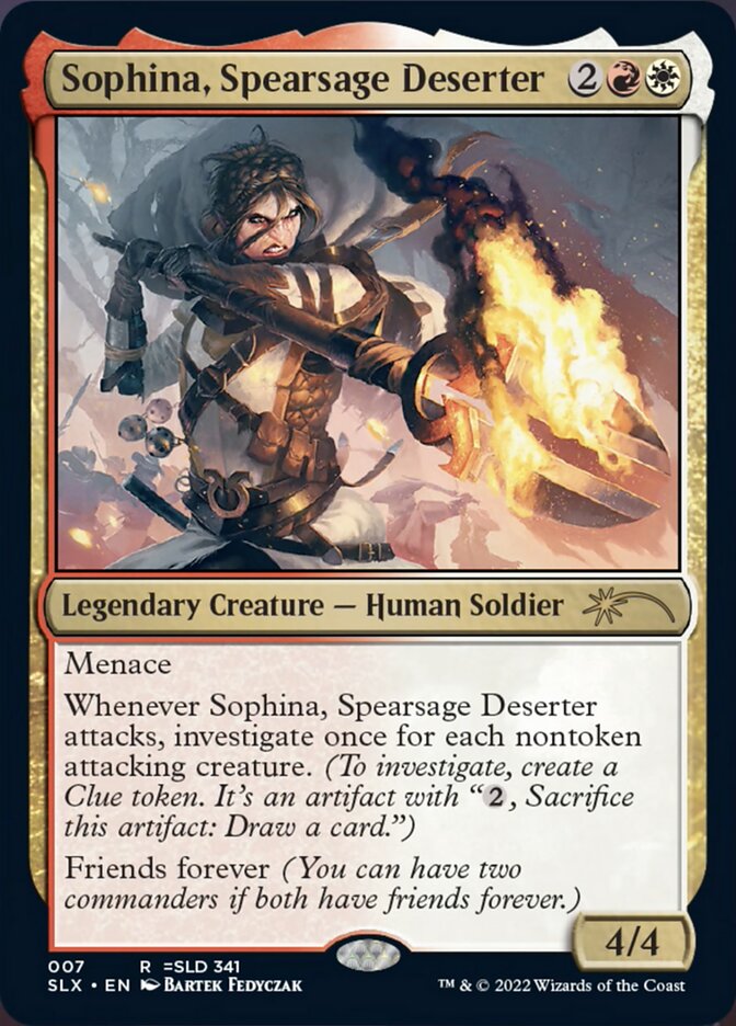 Sophina, Spearsage Deserter [Secret Lair: Universes Within] | GnG Games