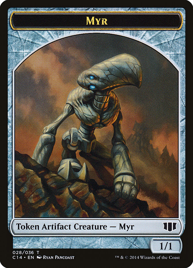 Myr // Pentavite Double-sided Token [Commander 2014 Tokens] | GnG Games