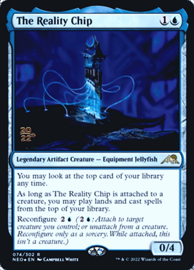 The Reality Chip [Kamigawa: Neon Dynasty Prerelease Promos] | GnG Games