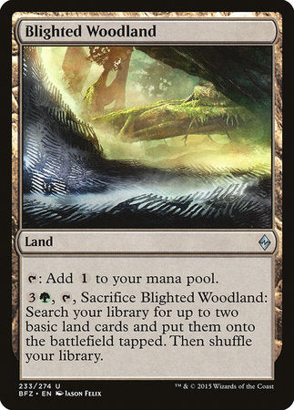 Blighted Woodland [Battle for Zendikar] | GnG Games