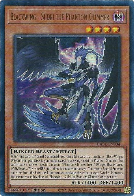 Blackwing - Sudri the Phantom Glimmer [DABL-EN004] Ultra Rare | GnG Games