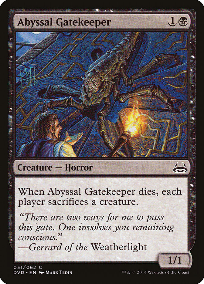 Abyssal Gatekeeper (Divine vs. Demonic) [Duel Decks Anthology] | GnG Games