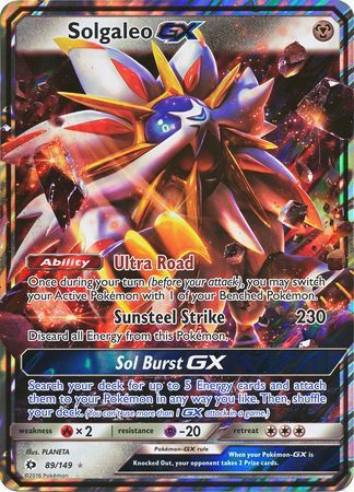 Solgaleo GX (89/149) (Jumbo Card) [Sun & Moon: Base Set] | GnG Games