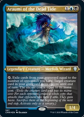 Araumi of the Dead Tide (Foil Etched) [Commander Legends] | GnG Games