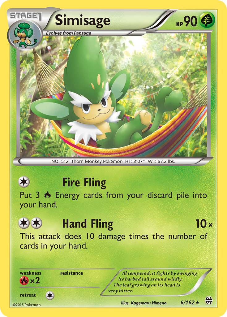 Simisage (6/162) [XY: BREAKthrough] | GnG Games