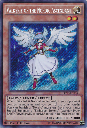 Valkyrie of the Nordic Ascendant [LC5D-EN184] Secret Rare | GnG Games