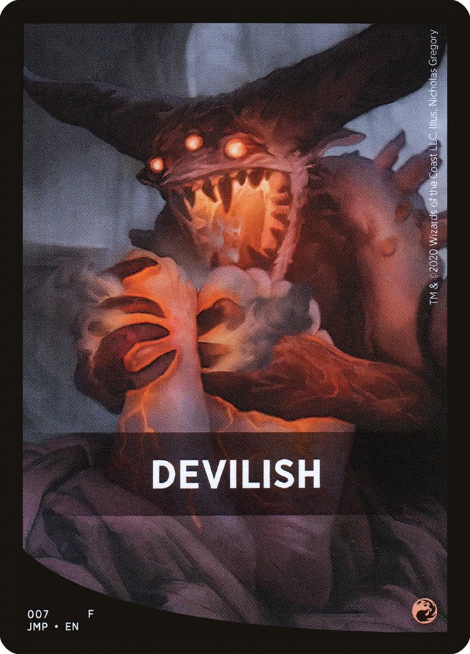 Devilish Theme Card [Jumpstart Front Cards] | GnG Games