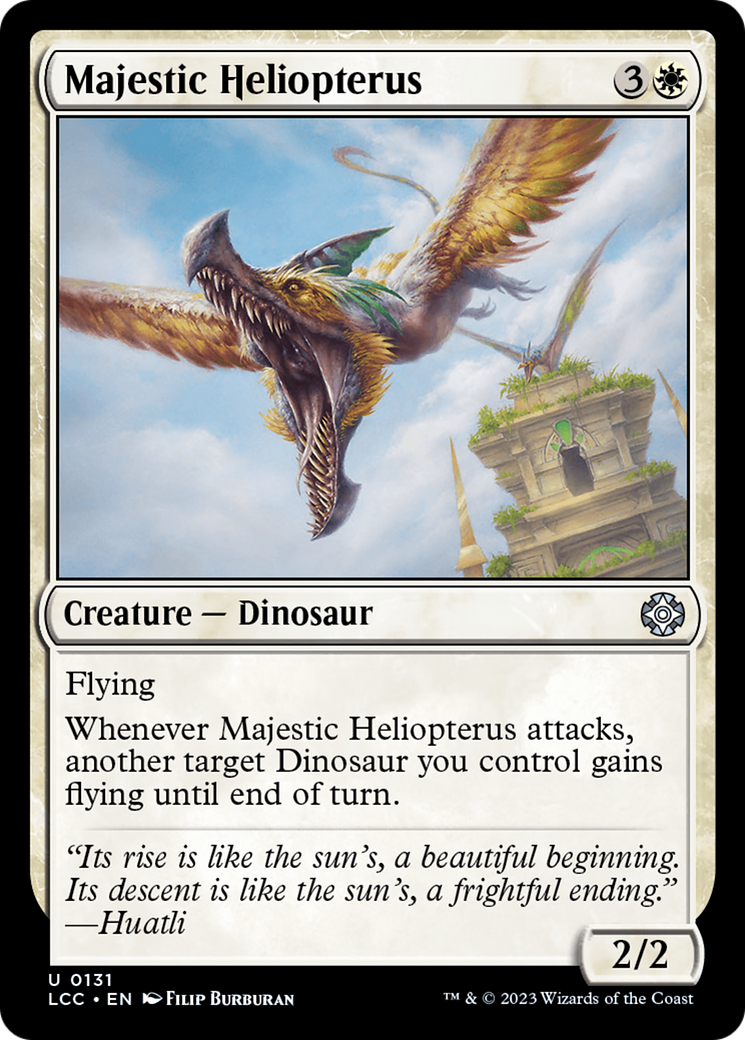 Majestic Heliopterus [The Lost Caverns of Ixalan Commander] | GnG Games