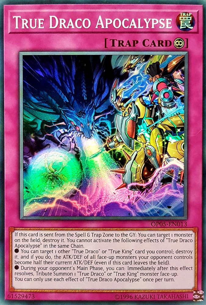 True Draco Apocalypse [OP05-EN013] Super Rare | GnG Games