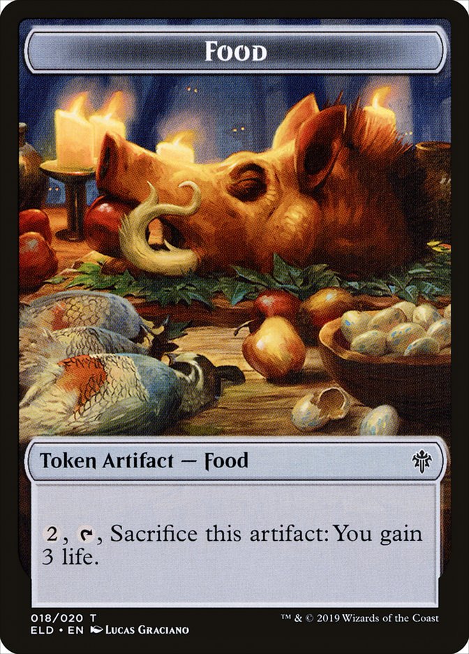 Food (018/020) [Throne of Eldraine Tokens] | GnG Games