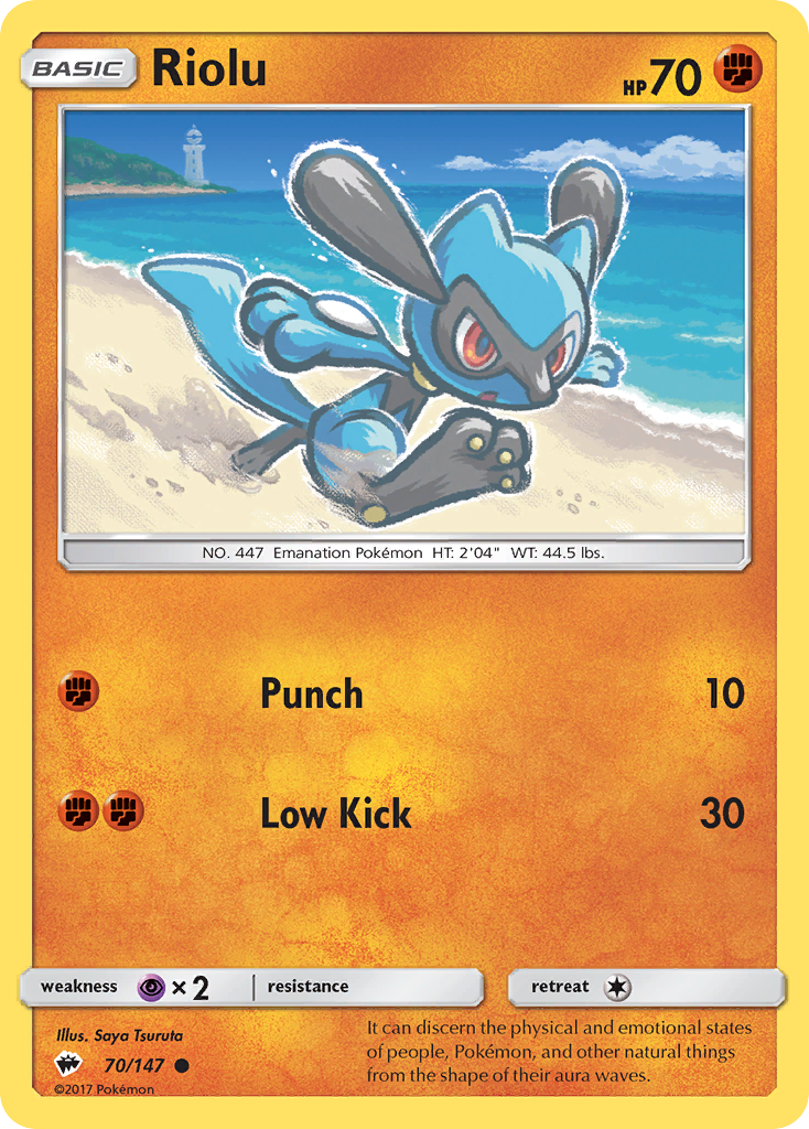 Riolu (70/147) [Sun & Moon: Burning Shadows] | GnG Games