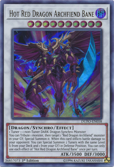 Hot Red Dragon Archfiend Bane [DUPO-EN058] Ultra Rare | GnG Games