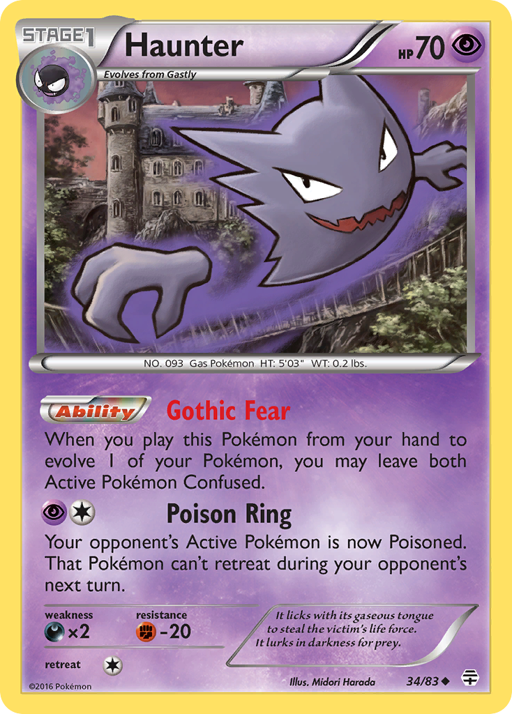 Haunter (34/83) [XY: Generations] | GnG Games