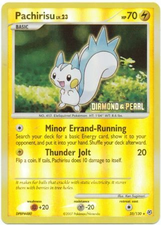 Pachirisu (35/130) [Burger King Promos: 2008 Collection] | GnG Games