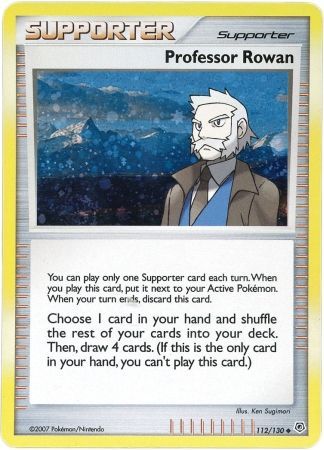 Professor Rowan (112/130) (Cosmos Holo) [Diamond & Pearl: Base Set] | GnG Games