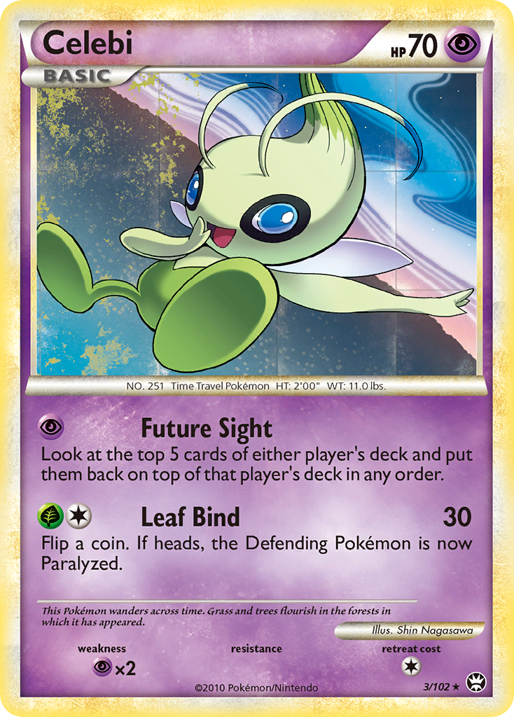 Celebi (3/102) [HeartGold & SoulSilver: Triumphant] | GnG Games