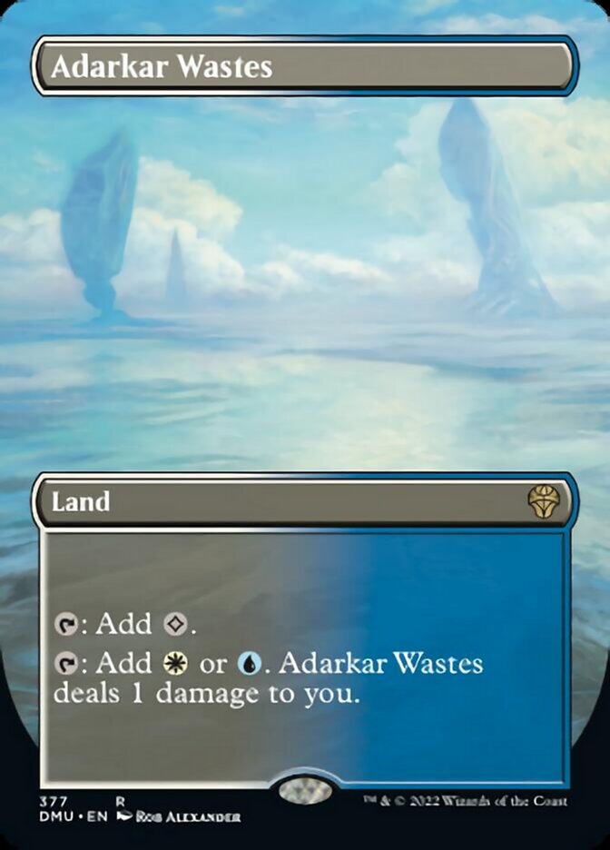 Adarkar Wastes (Borderless Alternate Art) [Dominaria United] | GnG Games