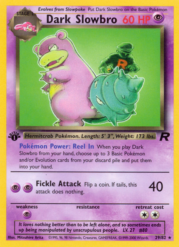 Dark Slowbro (29/82) [Team Rocket 1st Edition] | GnG Games