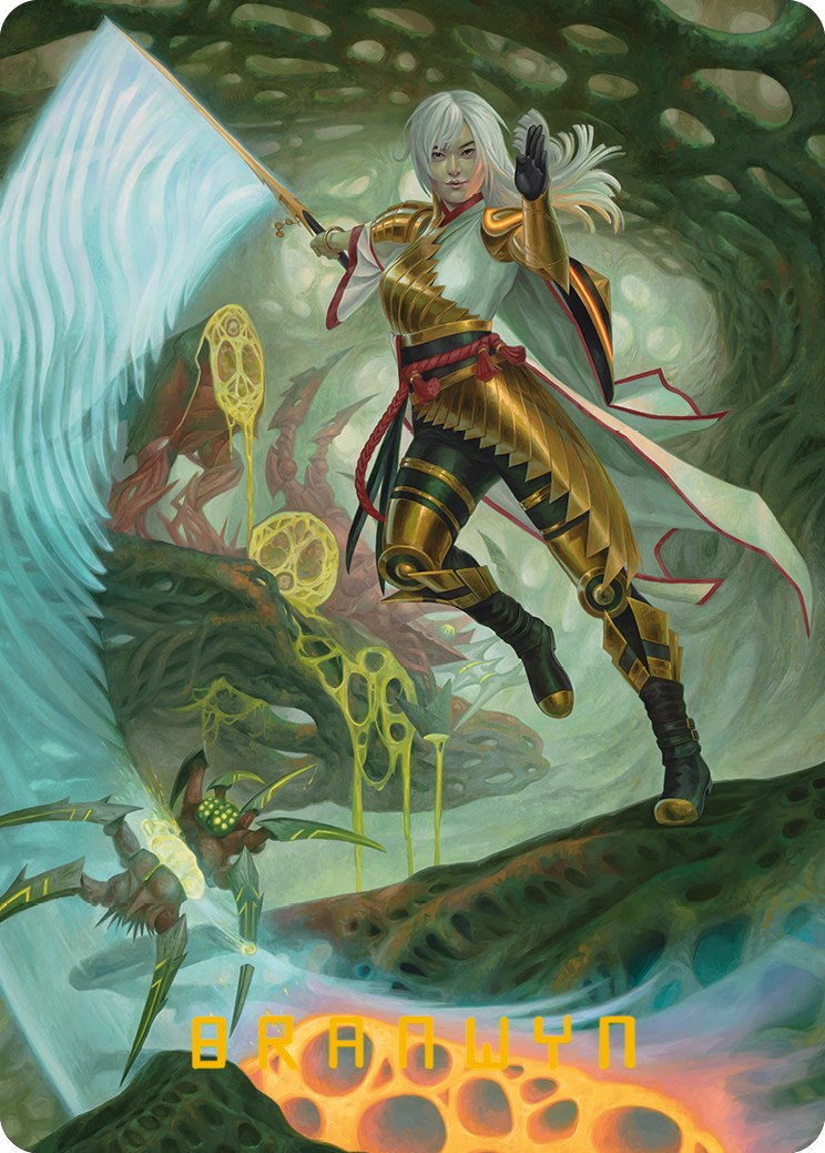 The Eternal Wanderer Art Card (Gold-Stamped Signature) [Phyrexia: All Will Be One Art Series] | GnG Games