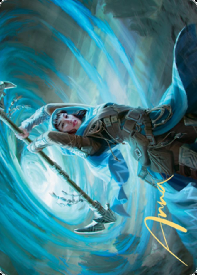 Sea Gate Stormcaller Art Card (Gold-Stamped Signature) [Zendikar Rising Art Series] | GnG Games