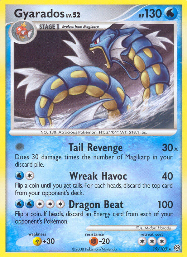 Gyarados (19/100) (Theme Deck Exclusive) [Diamond & Pearl: Stormfront] | GnG Games