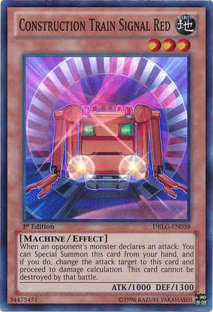 Construction Train Signal Red [DRLG-EN038] Super Rare | GnG Games