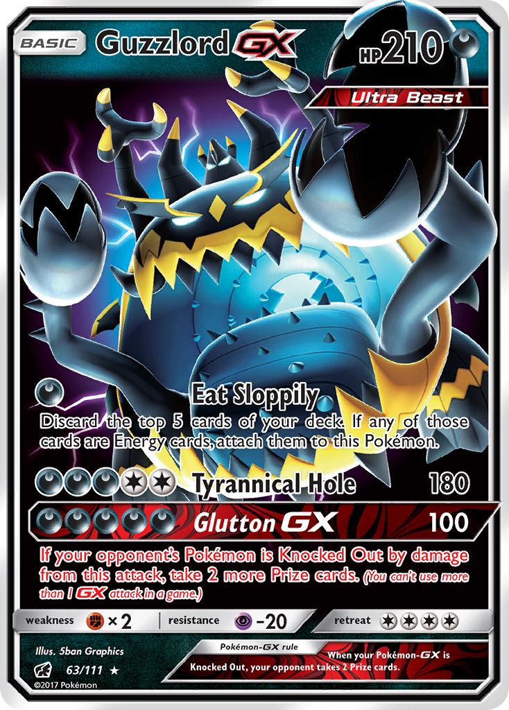 Guzzlord GX (63/111) [Sun & Moon: Crimson Invasion] | GnG Games