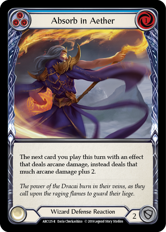 Absorb in Aether (Blue) [ARC125-R] 1st Edition Normal | GnG Games