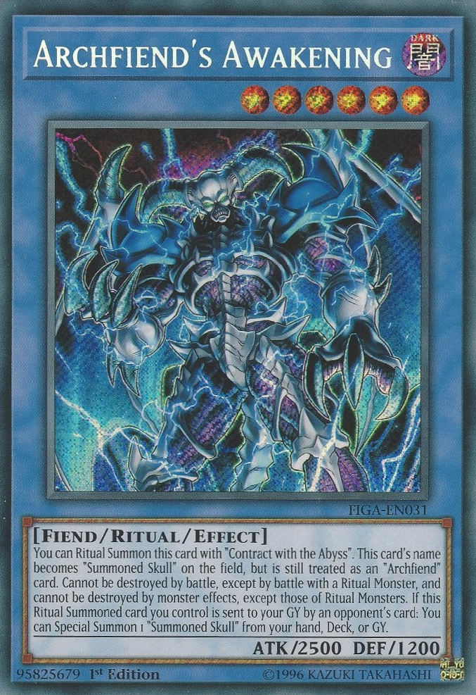 Archfiend's Awakening [FIGA-EN031] Secret Rare | GnG Games