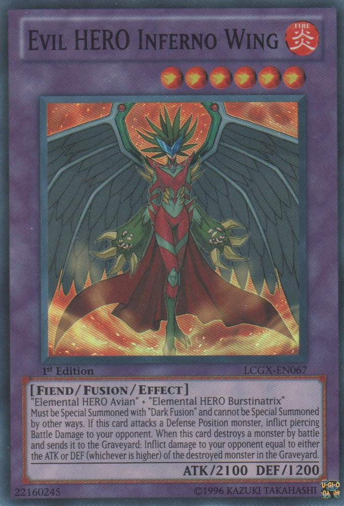 Evil HERO Inferno Wing [LCGX-EN067] Super Rare | GnG Games