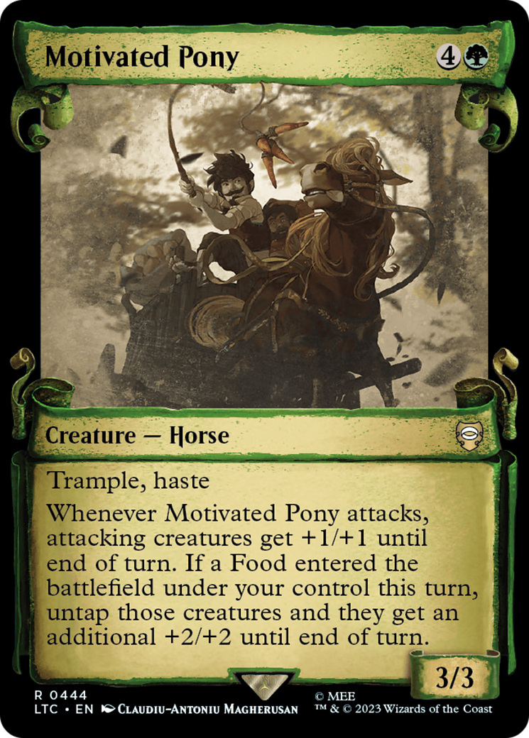 Motivated Pony [The Lord of the Rings: Tales of Middle-Earth Commander Showcase Scrolls] | GnG Games