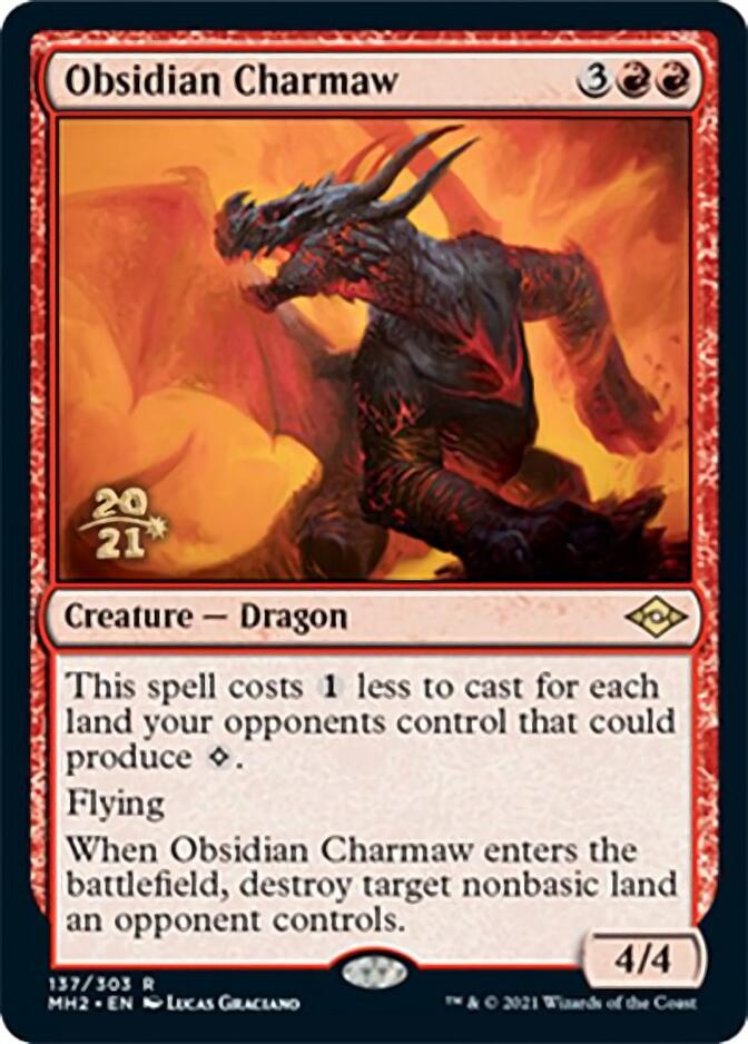 Obsidian Charmaw [Modern Horizons 2 Prerelease Promos] | GnG Games