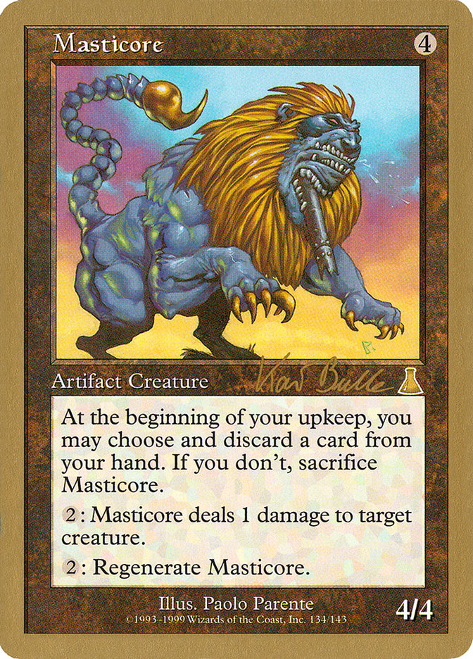 Masticore (Kai Budde) [World Championship Decks 1999] | GnG Games