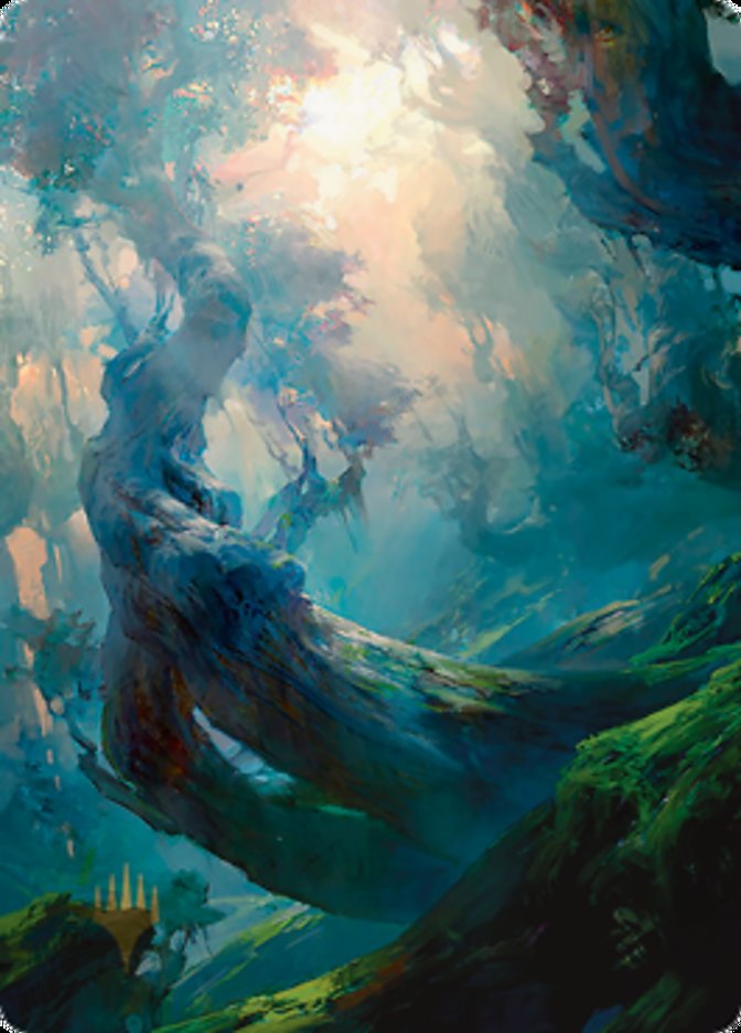 Forest 3 Art Card (Gold-Stamped Signature) [Zendikar Rising Art Series] | GnG Games